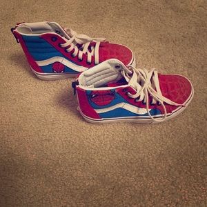Toddler Spider-Man Marvel Sk8 Hi Vans